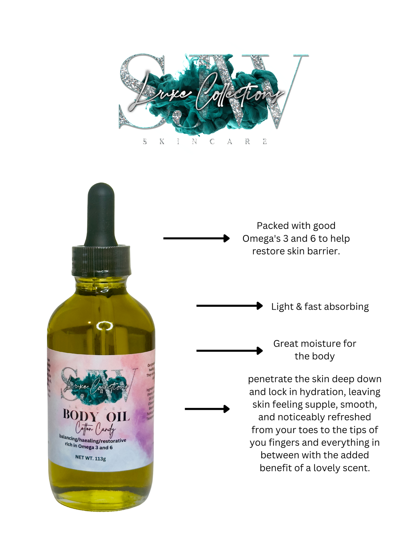 Cotton Candy Luxury Body Oil