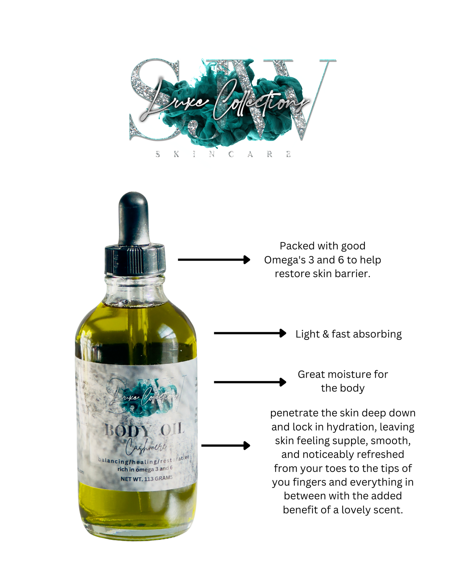 Cashmere Luxury Body Oil