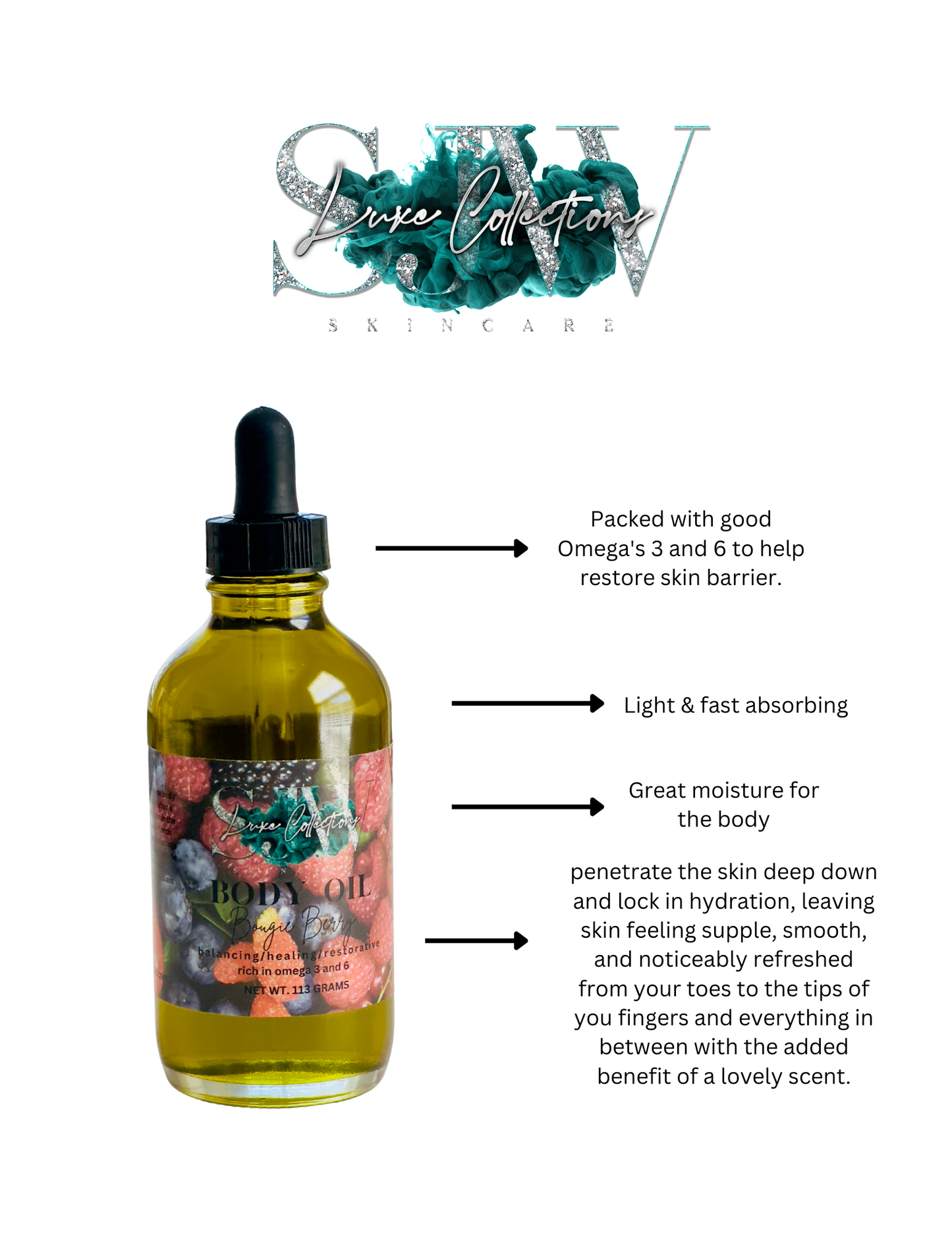 Bougie Berry Luxury Body Oil