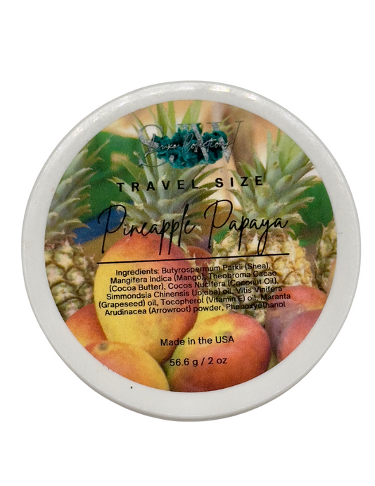 Pineapple Papaya Luxury Body Butter (Travel Size) 2 oz.