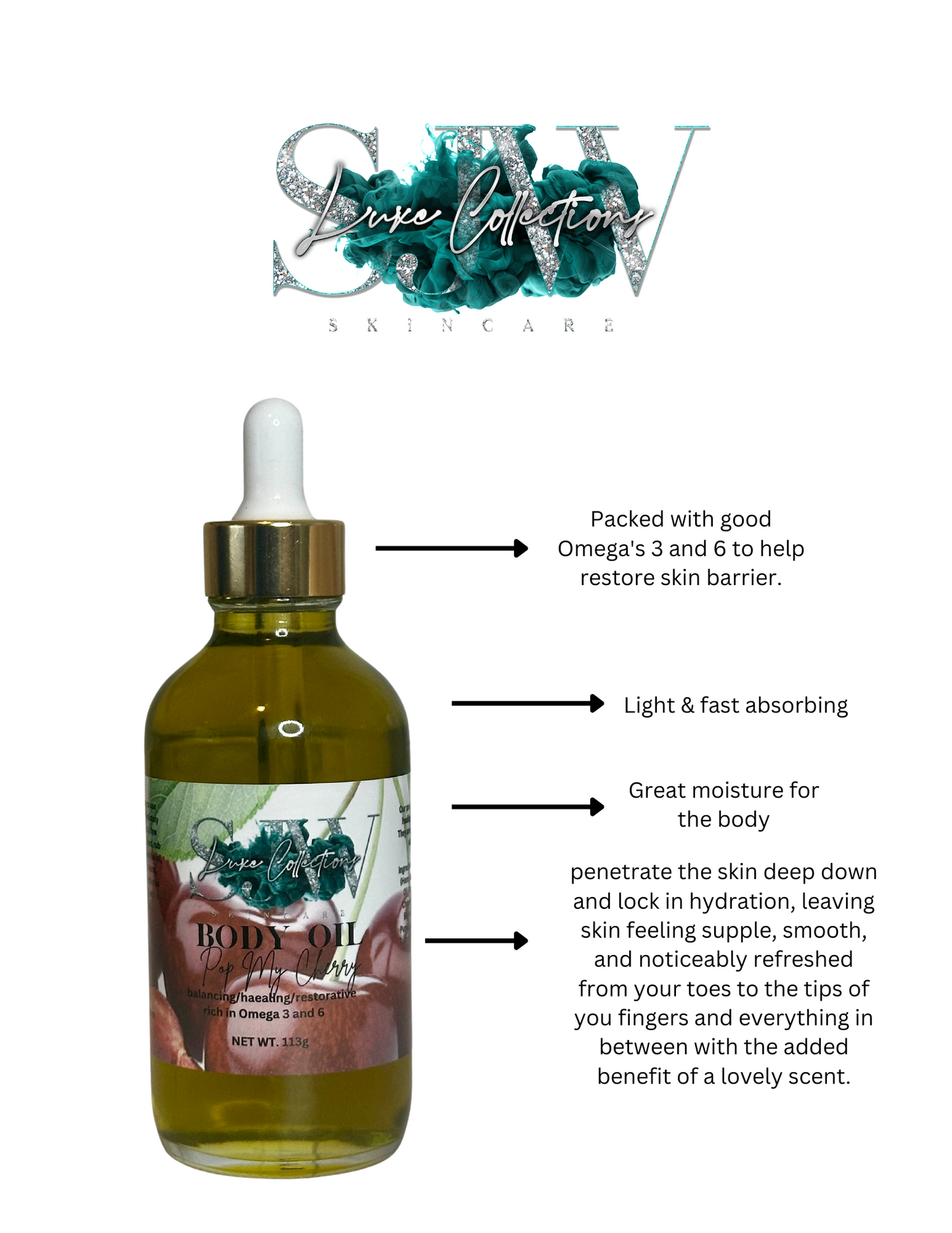 Pop My Cherry Luxury Body Oil