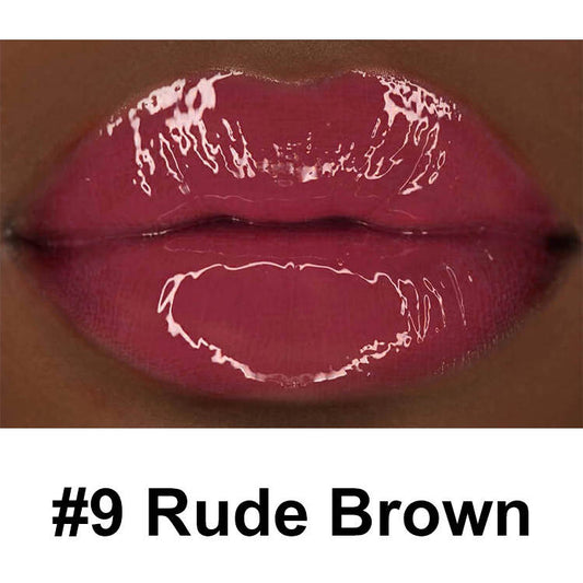 Rude Brown Luxury Lip Gloss
