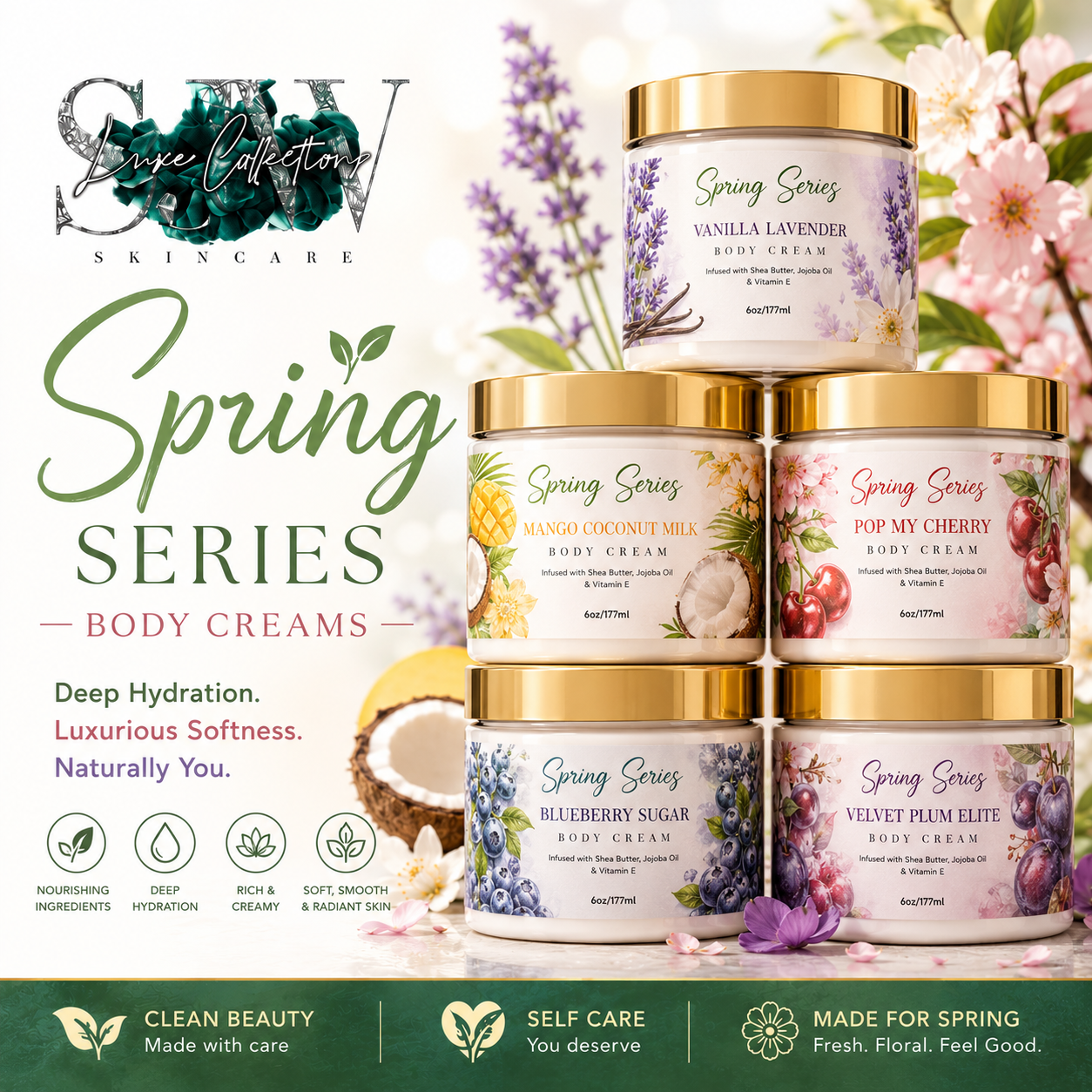 Spring Series: Luxury Body Creams