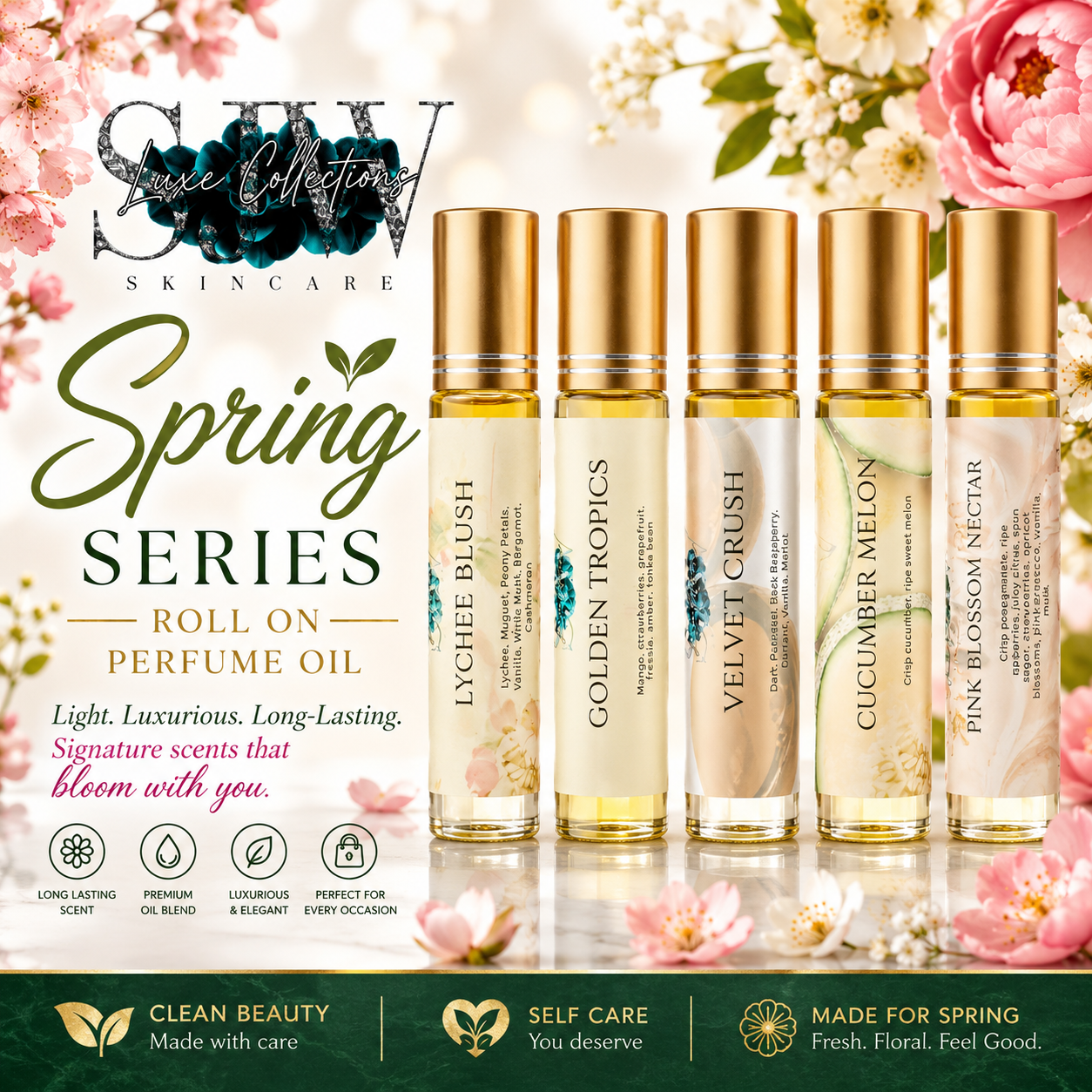 Spring Series| Roll - On Perfume Oil