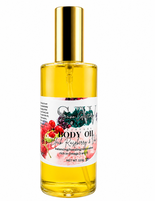 SJW Luxe Collections - Skin Barrier Repair Body Oil - Black Raspberry & Vanilla