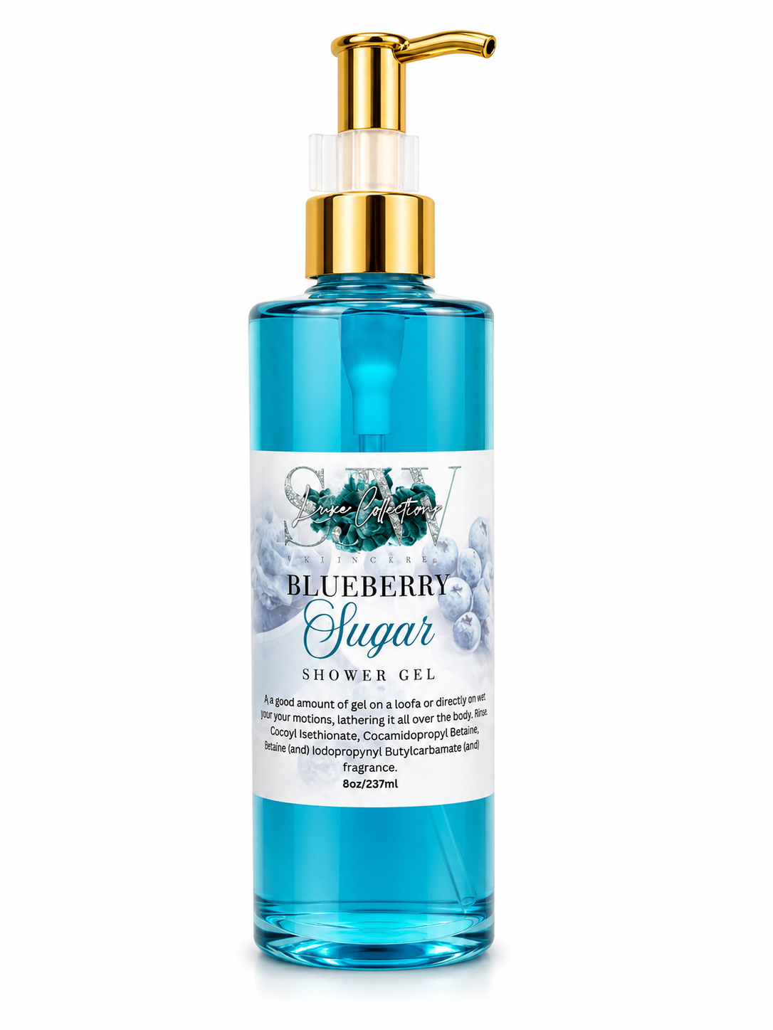 SJW Luxe Collections: Blueberry Sugar Luxury Shower Gel