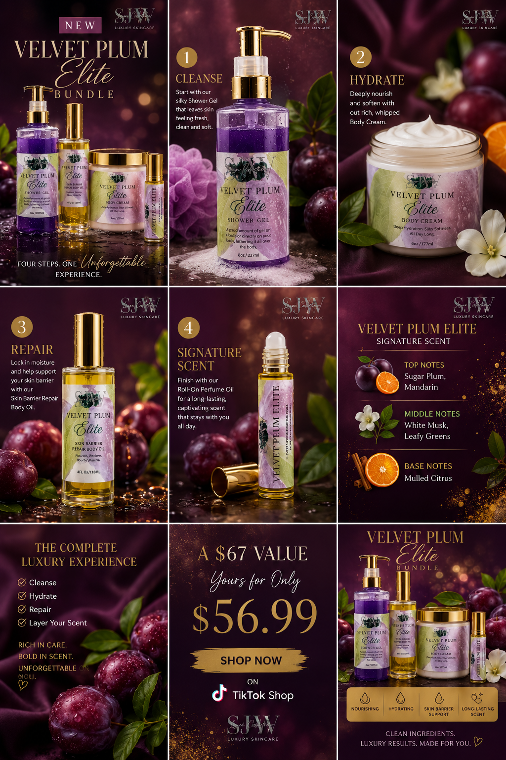 SJW Luxe Collections: Velvet Plum Elite Bundle