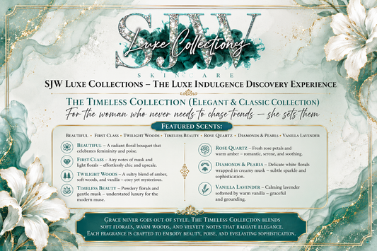 SJW Luxe Collections - The Luxe Experience - THE TIMELESS COLLECTION – Elegant & Classic