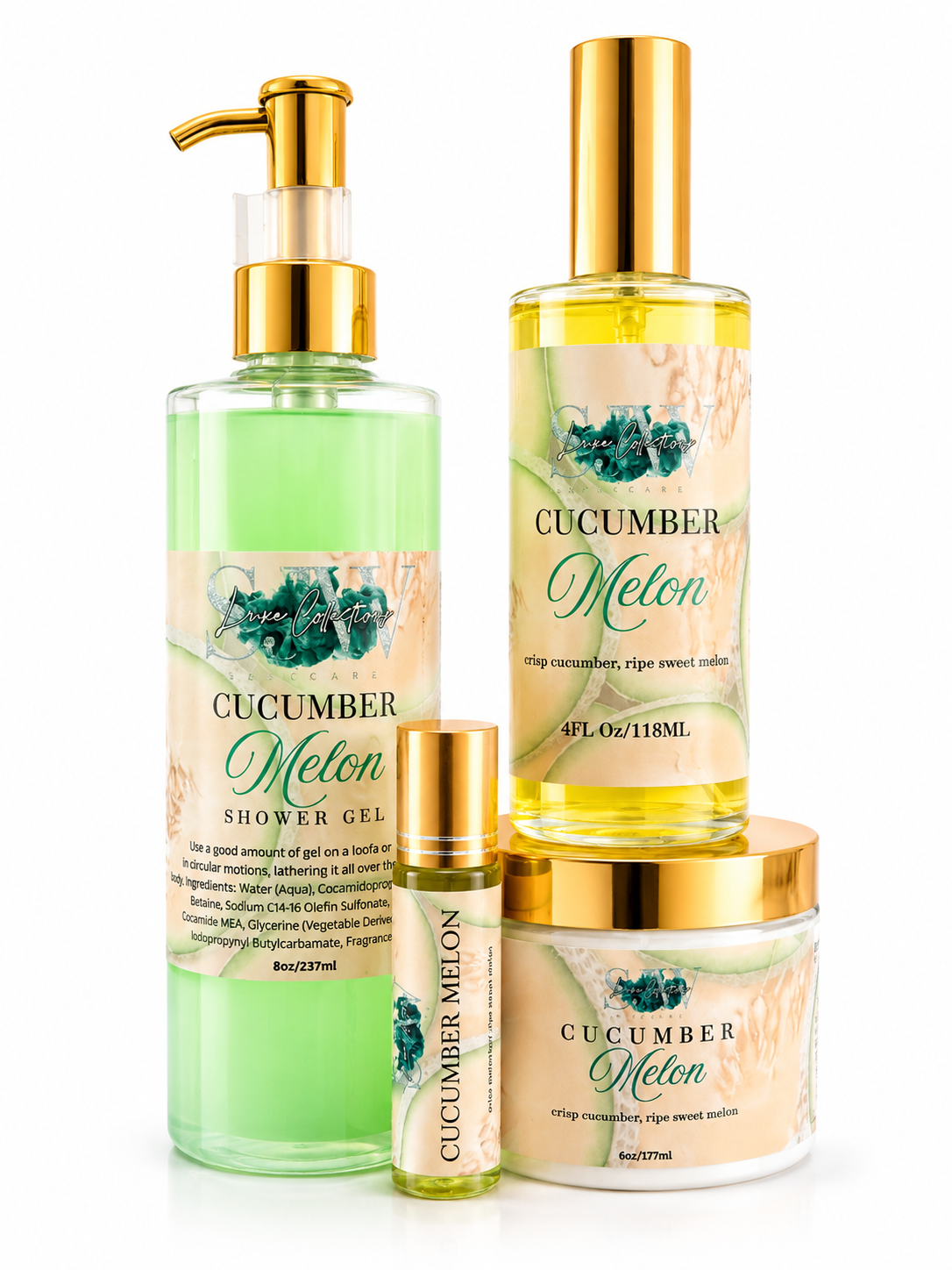 SJW Luxe Collections - Cucumber Melon Bundle Skincare