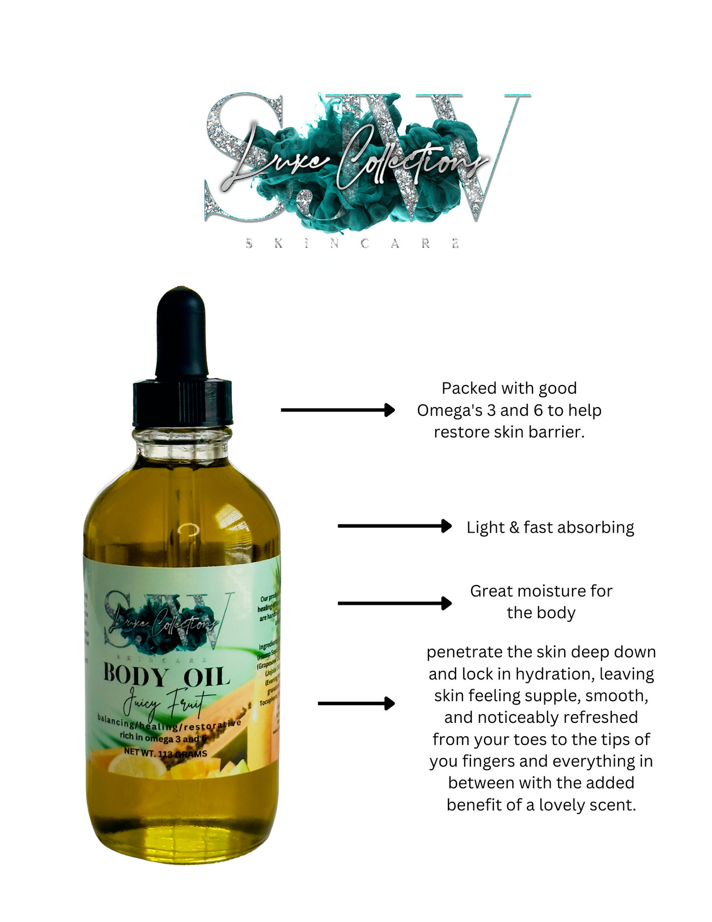 Juicy Fruit Luxury Body Oil