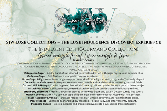 SJW Luxe Collections - The Luxe Experience - The Indulgent Edit (Gourmand Collection)