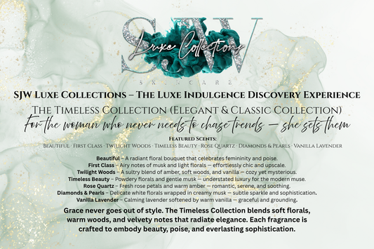 SJW Luxe Collections - The Luxe Experience - THE TIMELESS COLLECTION – Elegant & Classic