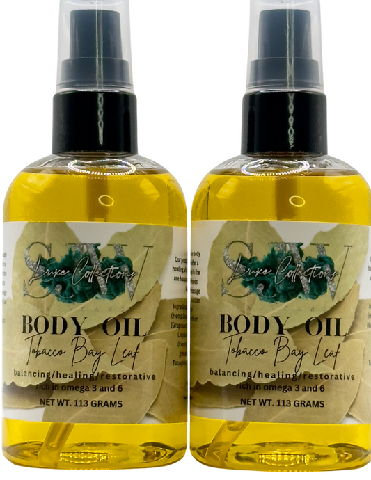 Tobacco & Bay Leaf Luxury Body Oil (For Men)