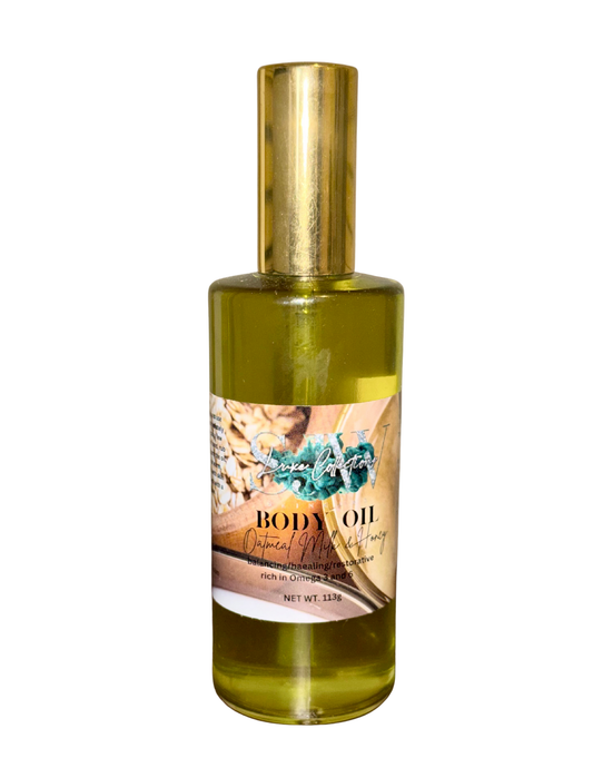 SJW Luxe Collection - Skin Barrier Repair Body Oil - Oatmeal Milk & Honey